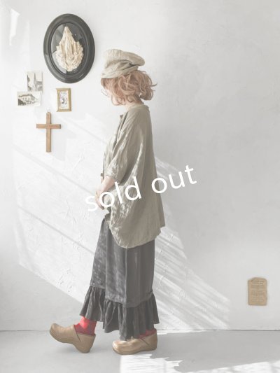 画像7: SO/裁ち切りフリルイージーパンツ・スミクロ