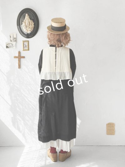 画像8: 【30%OFF SALE】the last flower of the afternoon／薄氷の汀 vest・生成