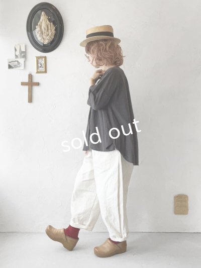 画像11: Re:born/タックテーパードパンツ・ナチュラル