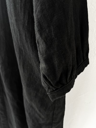画像5: seasew./214 フレンチリネンチュニックジャケット ・ブラック
