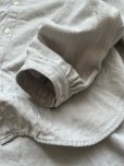 画像9: seasew.／201 コットンリネンノーカラーシャツ・ネイビー