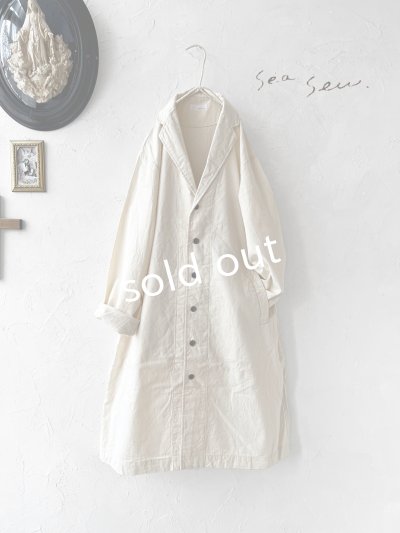 画像1: seasew.／109 オックステーラードジャケット・生成り