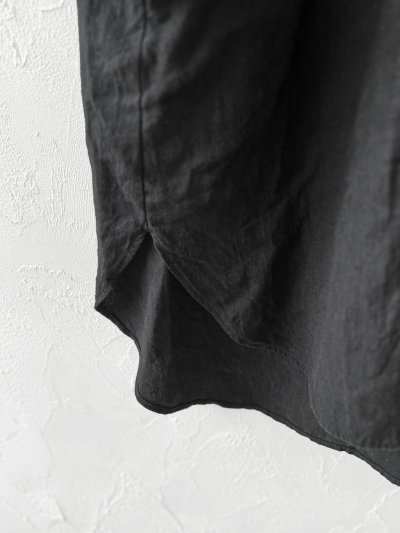 画像7: seasew./214 フレンチリネンチュニックジャケット ・ブラック