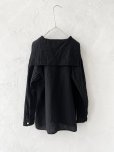 画像9: seasew.／302 長袖セーラー襟プルオーバー・ブラック