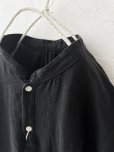 画像3: seasew.／214 フレンチリネンチュニックジャケット ・ブラック