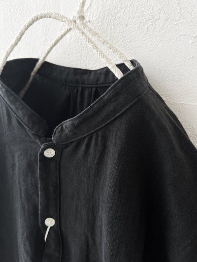 画像4: seasew./214 フレンチリネンチュニックジャケット ・ブラック