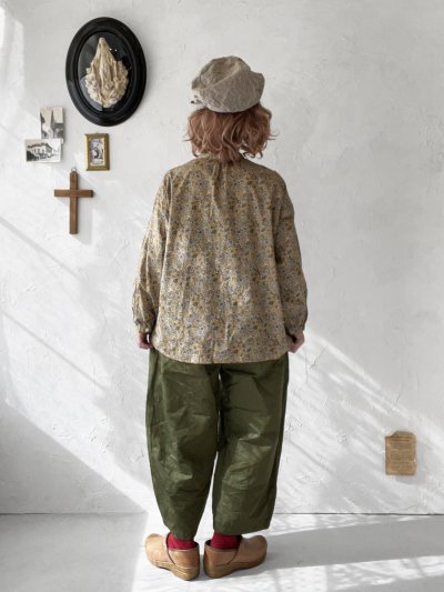 画像10: seasew./301 小花柄ギャザーブラウス・イエローベージュ