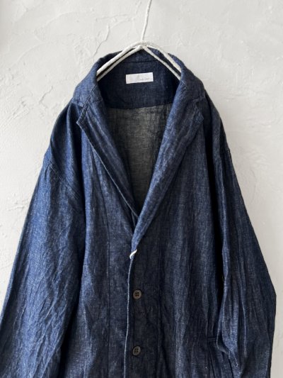 画像2: seasew.／104 デニムテーラードジャケット・インディゴ