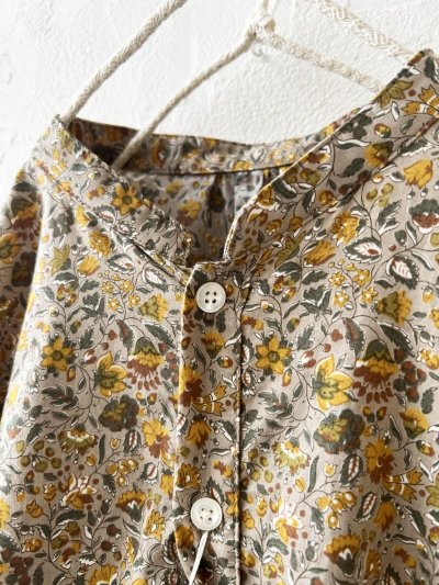 画像6: seasew./301 小花柄ギャザーブラウス・イエローベージュ