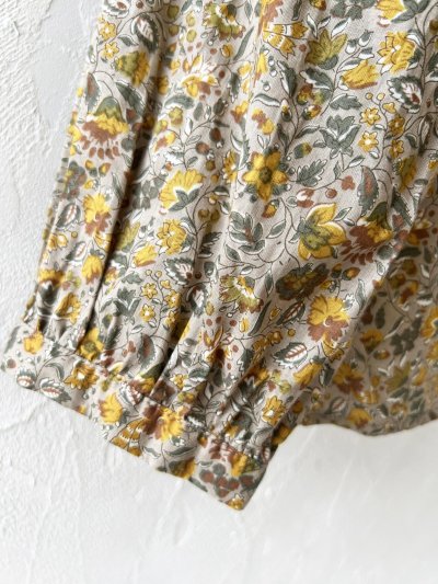 画像5: seasew./301 小花柄ギャザーブラウス・イエローベージュ