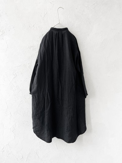 画像8: seasew./214 フレンチリネンチュニックジャケット ・ブラック
