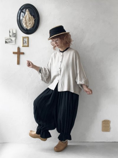 画像11: SO/バルーンスリーブブラウス・ナチュラル