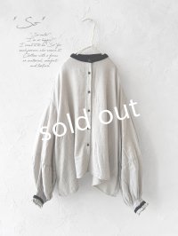 SO／バルーンスリーブブラウス・ナチュラル