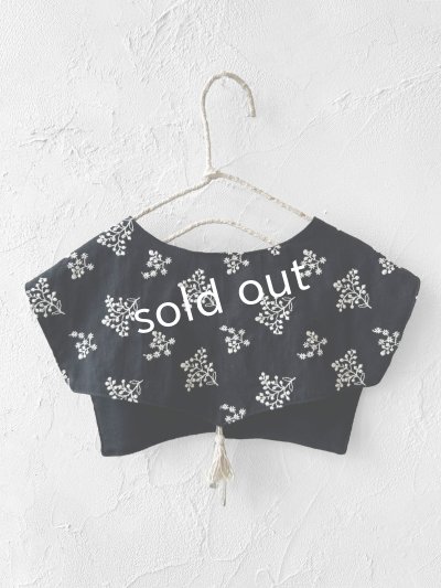 画像6: MARCHE' DE SOEUR／タッセルティペット・黒刺繍