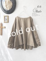 08mab/フレアプルオーバー・ソイルブラウン