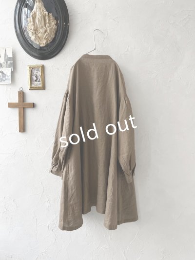 画像5: 08mab/ボタンチュニック・ソイルブラウン