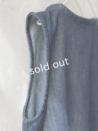 画像3: 08mab/デニム2wayベスト・インディゴ