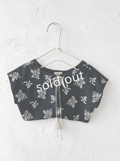 画像5: MARCHE' DE SOEUR／タッセルティペット・黒刺繍