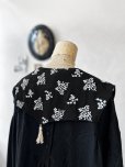 画像4: MARCHE' DE SOEUR／タッセルティペット・黒刺繍