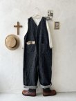 画像9: seasew.／109 デニムオーバーオール・チャコール (9)