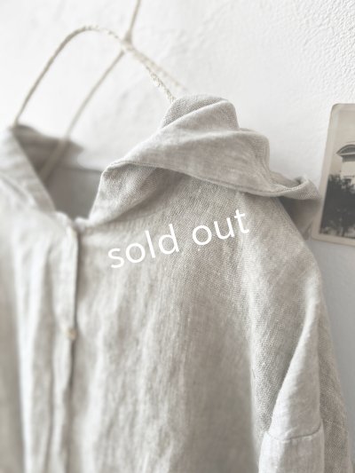 画像3: 08mab/フードプルオーバー・グレージュ