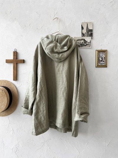 画像6: 08mab/フードプルオーバー・ベージュ