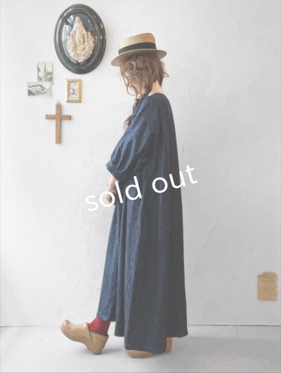 画像11: 08mab/デニムパフスリーブワンピース・インディゴ