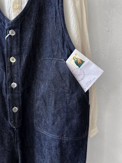 画像4: seasew.／109 デニムオーバーオール・インディゴ