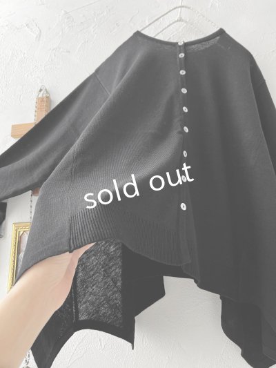 画像5: SO／2wayフレアカーディガン・ブラック