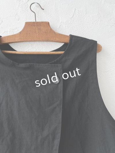 画像3: sloe/2wayラウンドベスト・ブラック