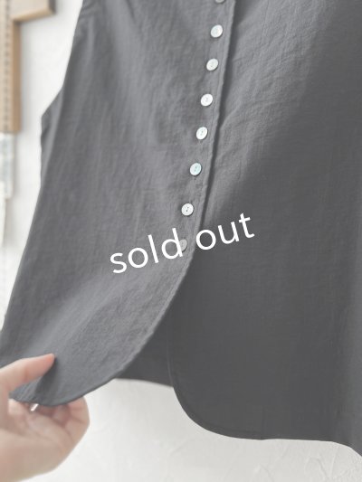 画像5: sloe/2wayポケットボタンベスト・ブラック