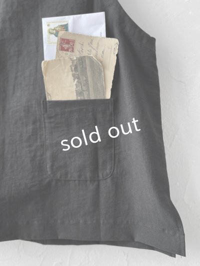 画像2: sloe/2wayポケットボタンベスト・ブラック