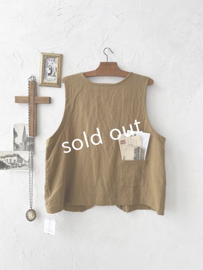 画像7: sloe/2wayラウンドベスト・キャメル