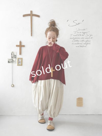 画像6: SO／2wayフレアカーディガン・ボルドー