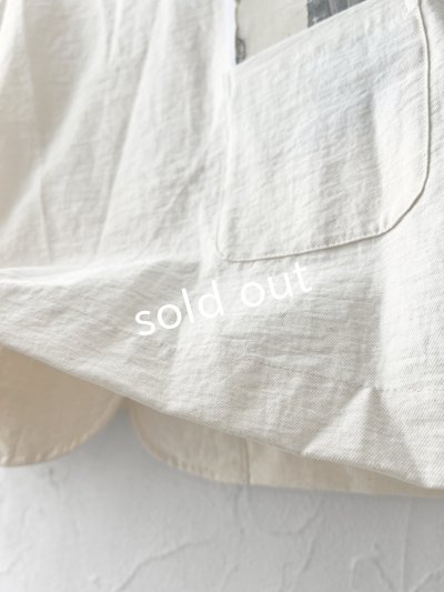 画像7: sloe/2wayポケットボタンベスト・アイボリー