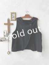 sloe/2wayラウンドベスト・ブラック