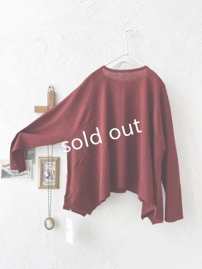 画像5: SO／2wayフレアカーディガン・ボルドー