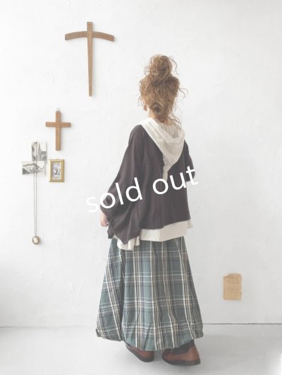 画像7: SO／2wayフレアカーディガン・ダークブラウン