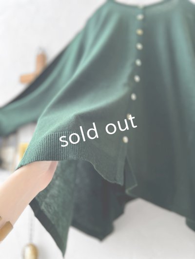 画像4: SO／2wayフレアカーディガン・グリーン