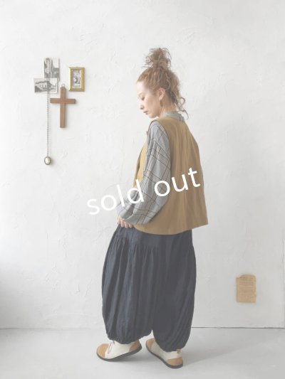 画像9: sloe/2wayラウンドベスト・キャメル