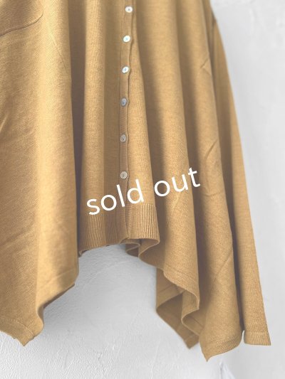 画像5: SO／2wayフレアカーディガン・キャメル