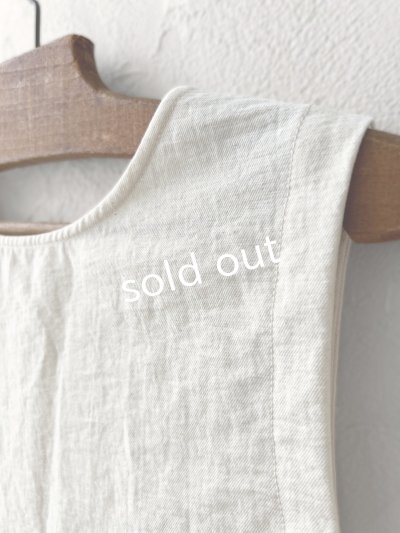 画像6: sloe/2wayポケットボタンベスト・アイボリー