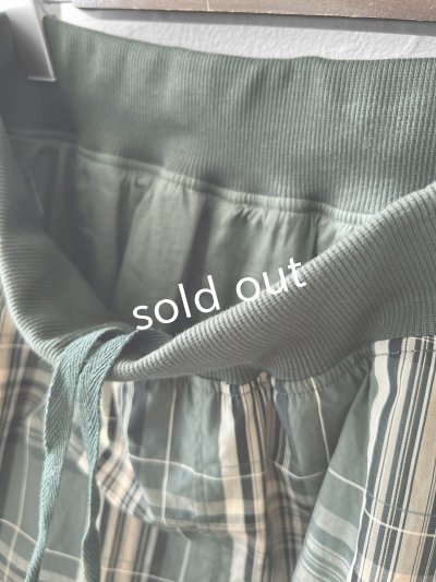 画像7: sloe/チェックバルーンスカート・グリーン