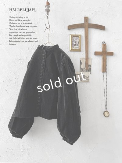 画像5: HALLELUJAH／5, Victorian Chemise ヴィクトリア時代ブラウス・black