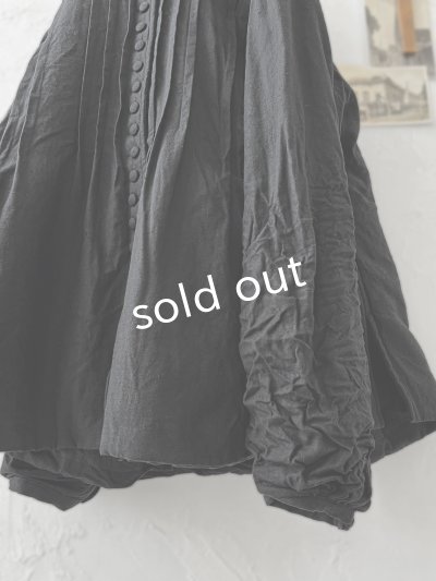 画像7: HALLELUJAH／8, Chemise de Baptême（Model 1920’s）クリスチャンブラウス・black