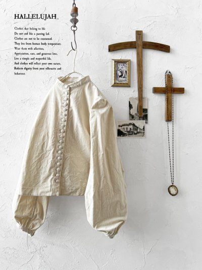 画像5: HALLELUJAH／5, Victorian Chemise ヴィクトリア時代ブラウス・off-white