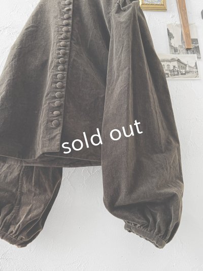 画像7: HALLELUJAH／5, Victorian Chemise ヴィクトリア時代ブラウス・chocolate