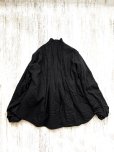 画像3: HALLELUJAH／8, Chemise de Baptême（Model 1920’s）クリスチャンブラウス・black
