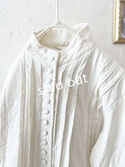 画像7: HALLELUJAH／8, Chemise de Baptême（Model 1920’s）クリスチャンブラウス・off-white