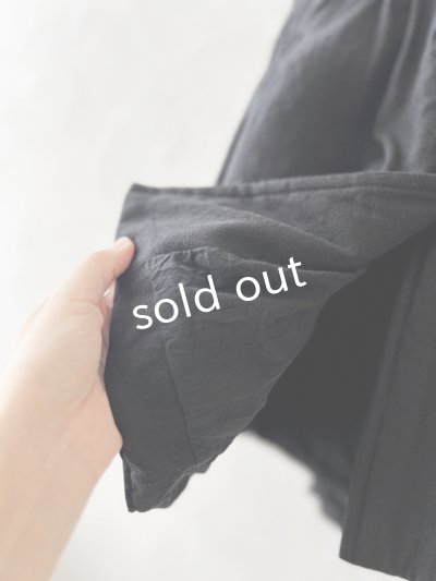 画像8: HALLELUJAH／8, Chemise de Baptême（Model 1920’s）クリスチャンブラウス・black